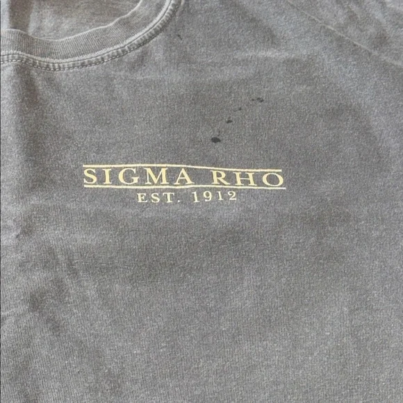 SIGMA RHO join or regret men short sleeve tshirt medium comfort colors - Picture 3 of 6